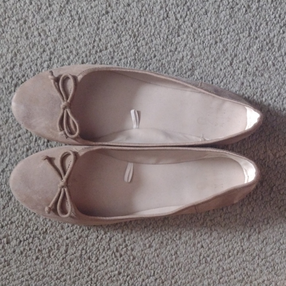 Mix No. 6 Tan Suede Ballet Flats Size 10
